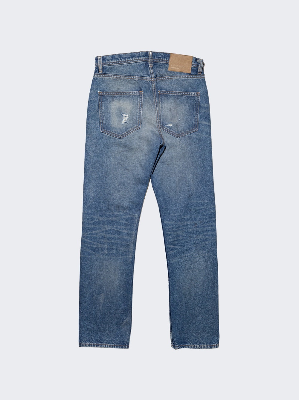 Straight Leg Jeans Antque Medium Blue - 2