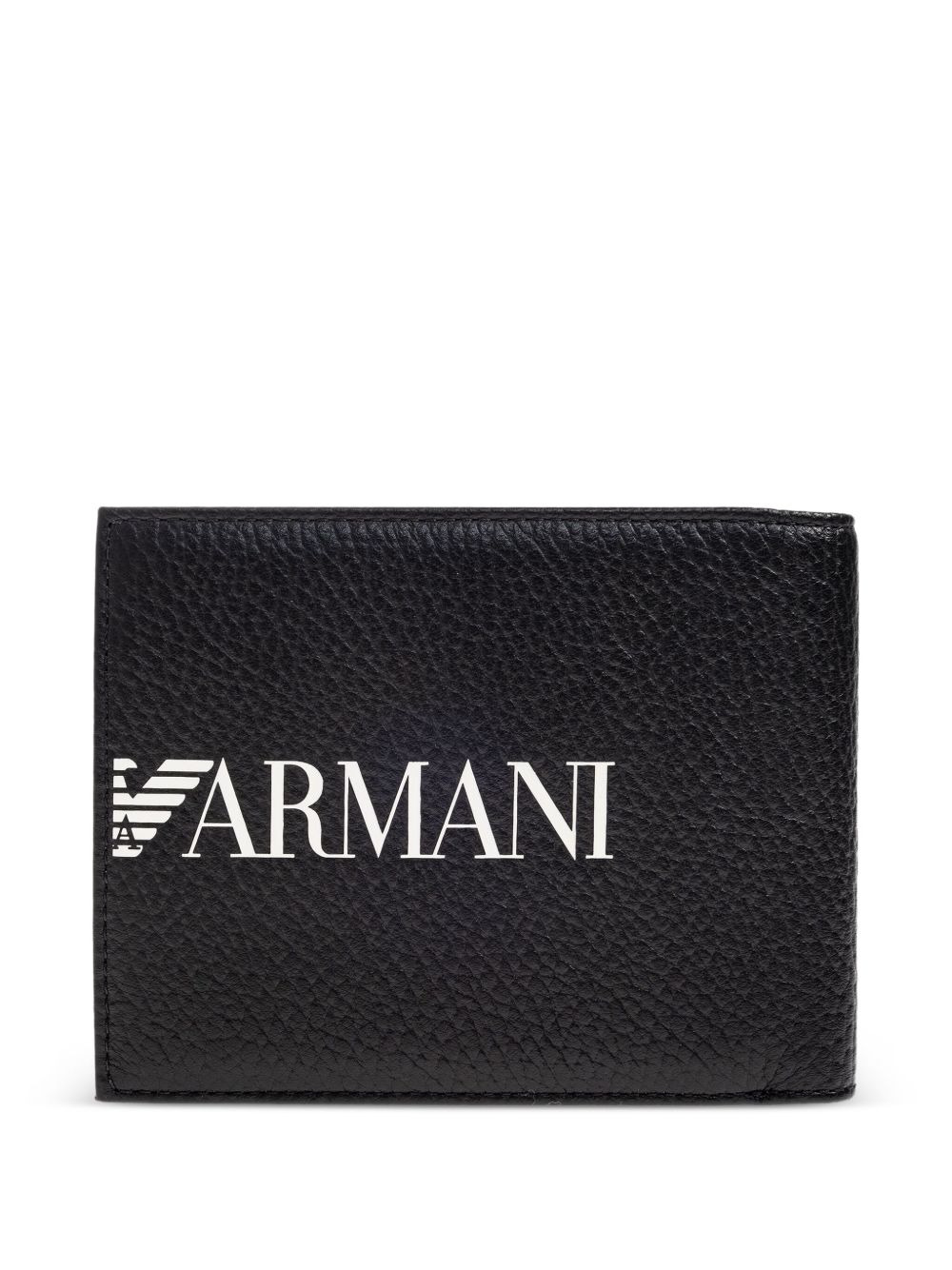 logo leather wallet - 2