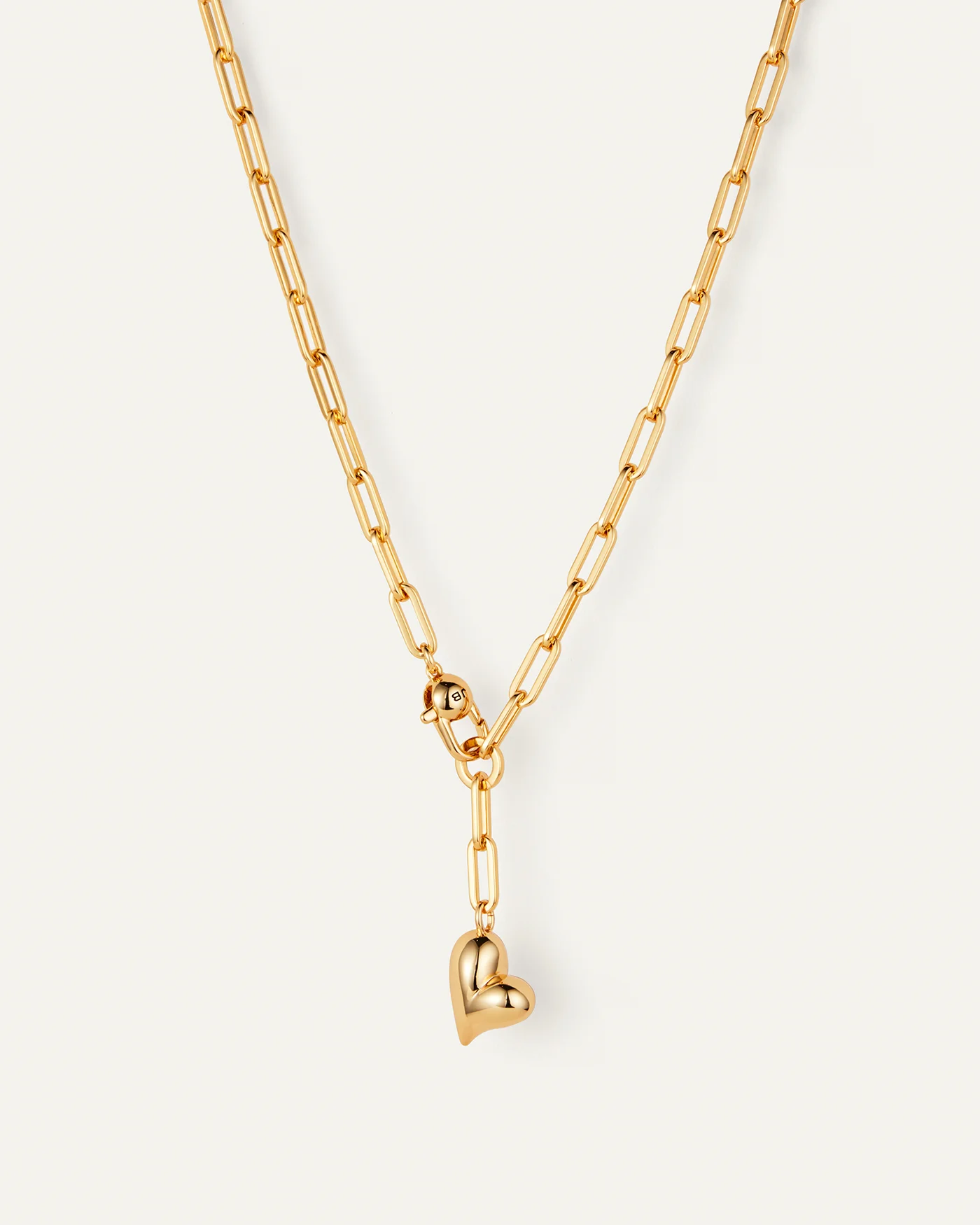 Puffy Heart Necklace - 1