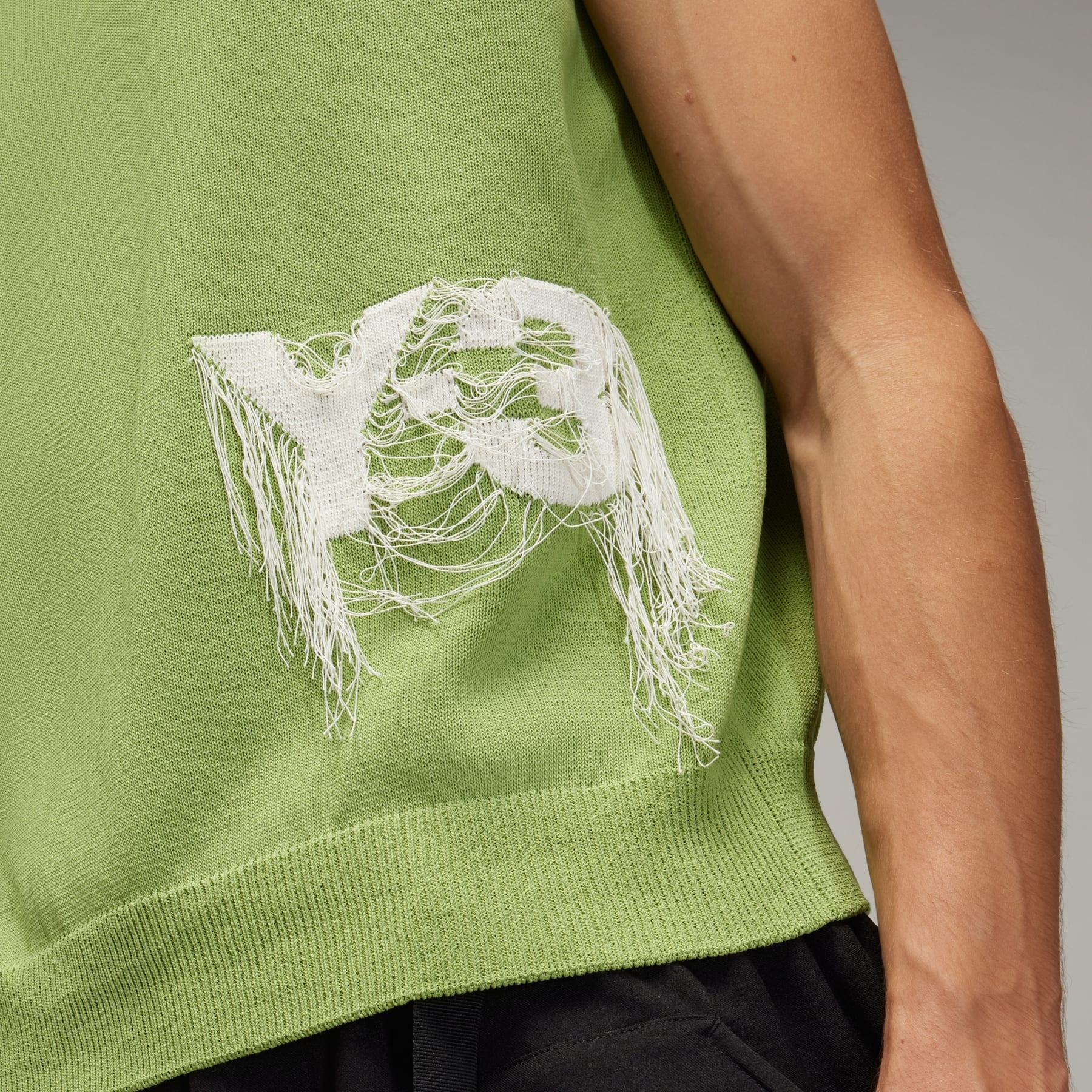 Y-3 Logo Knit Vest - 8