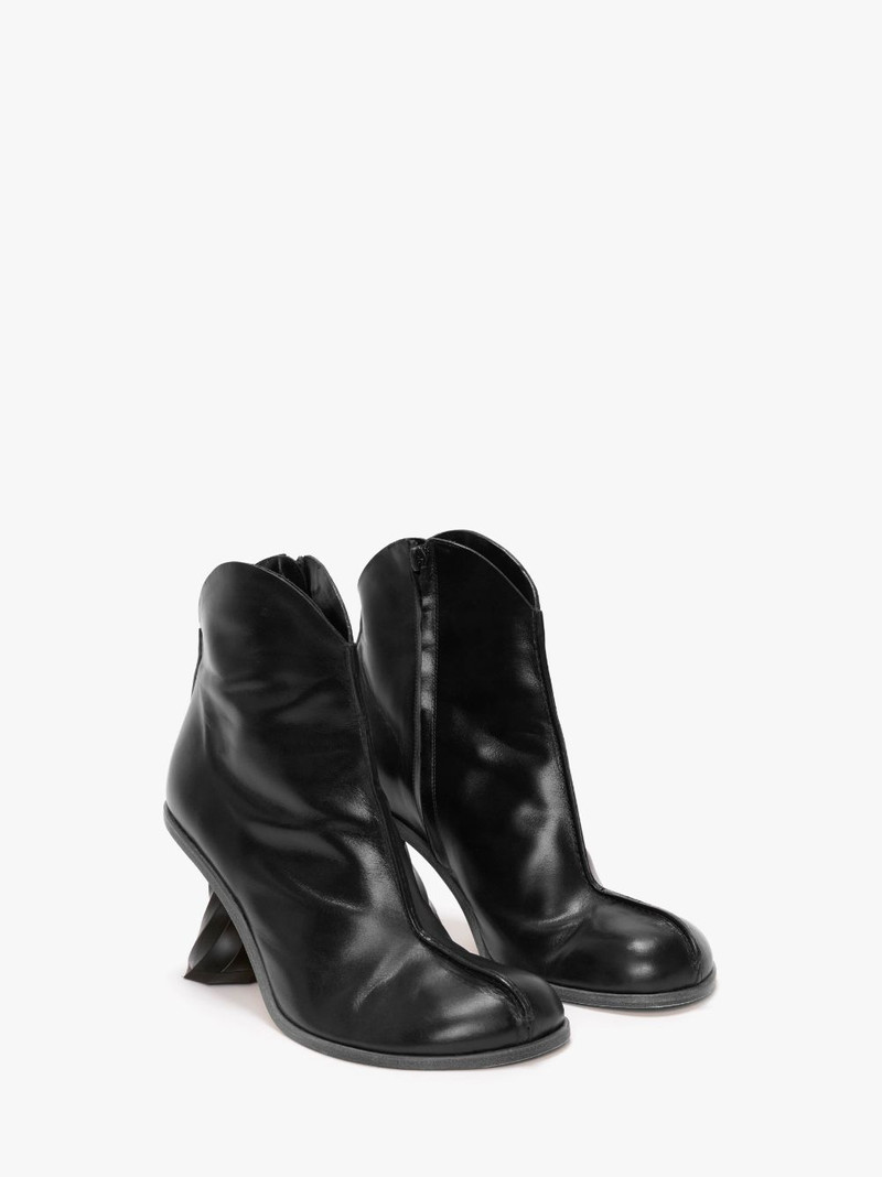 JW Anderson TWISTED HEEL ANKLE BOOTS outlook