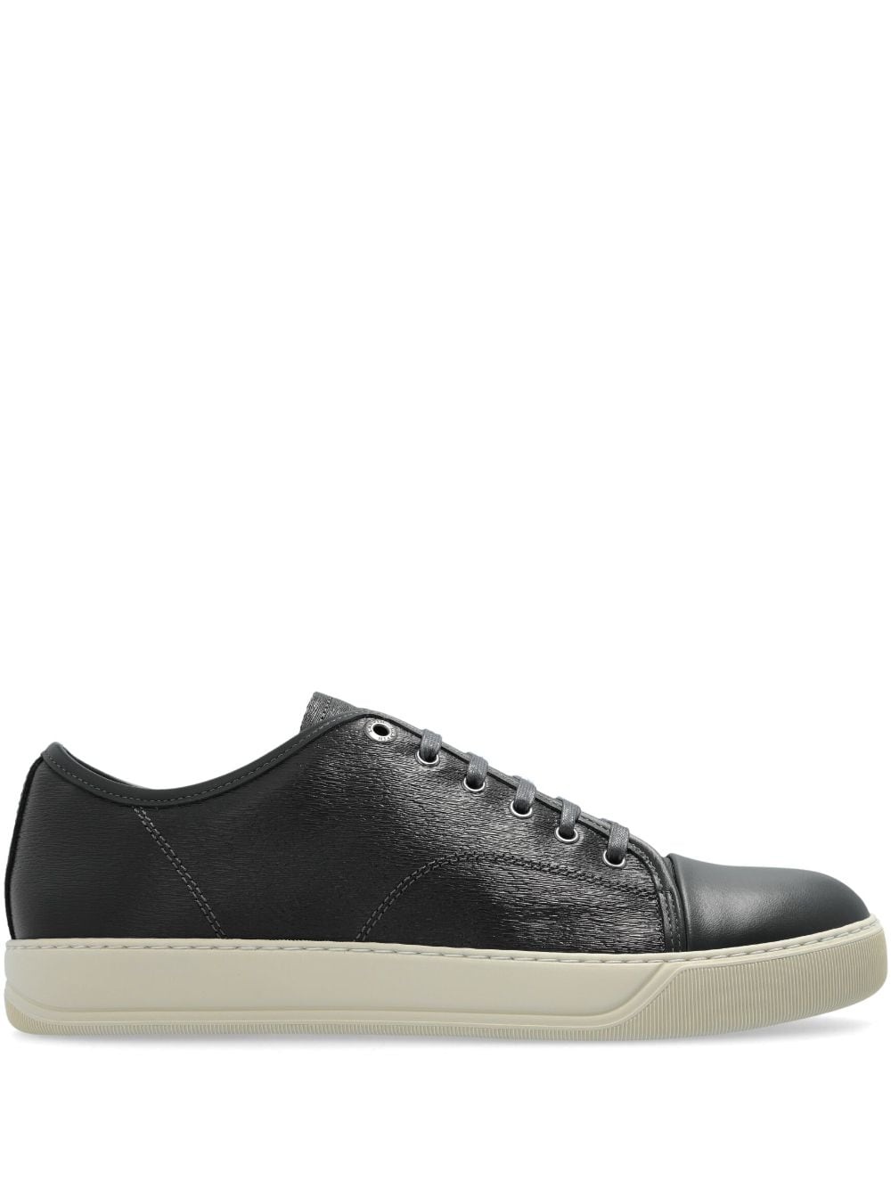 saffiano leather sneakers - 1