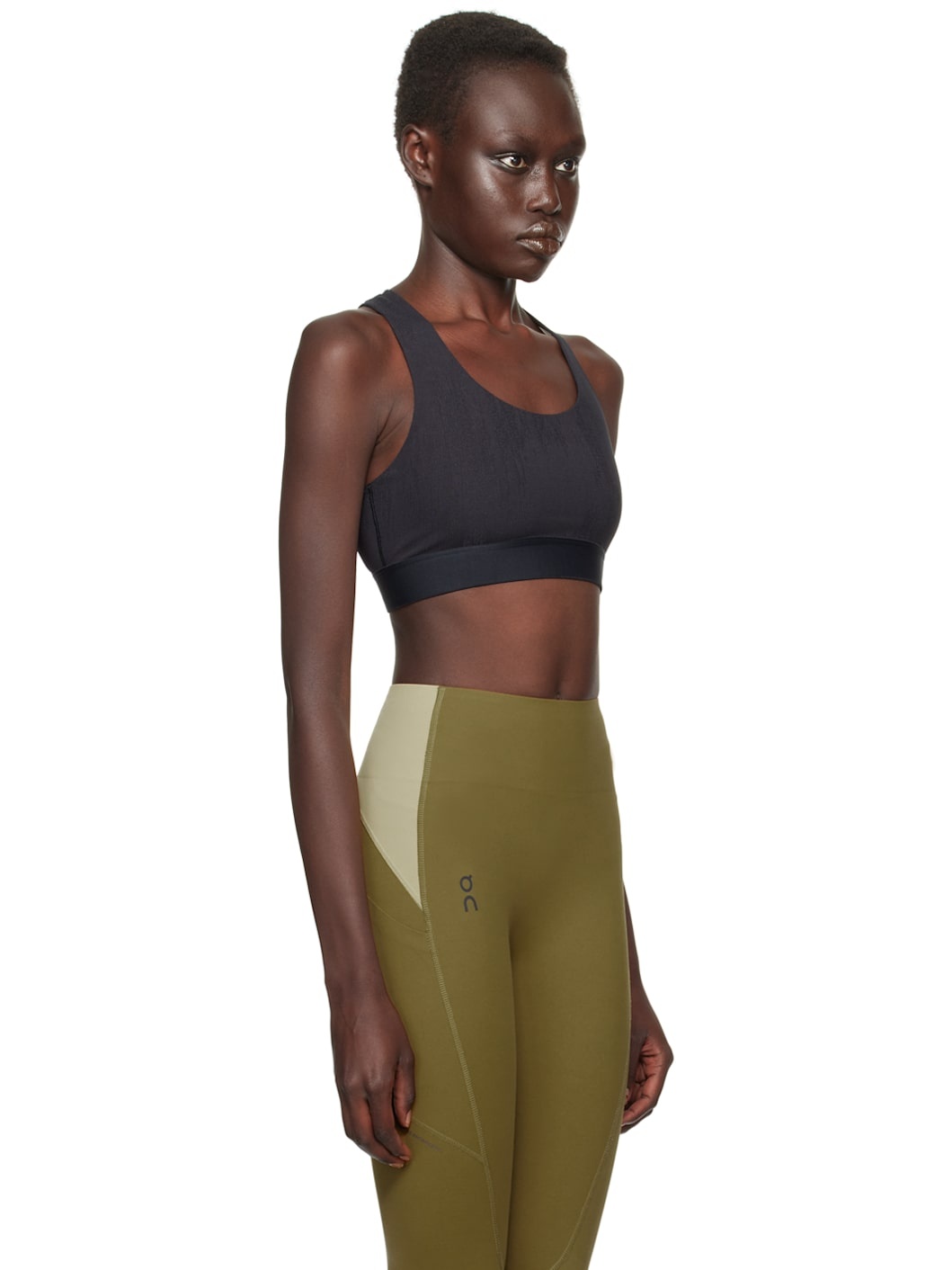 Black Pace Sport Bra - 2