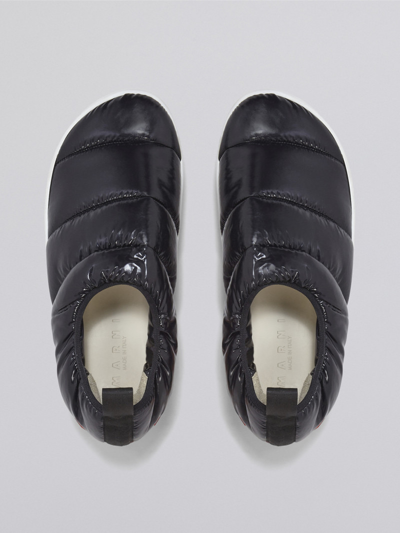QUILTED NYLON SLIP-ON SNEAKER 4