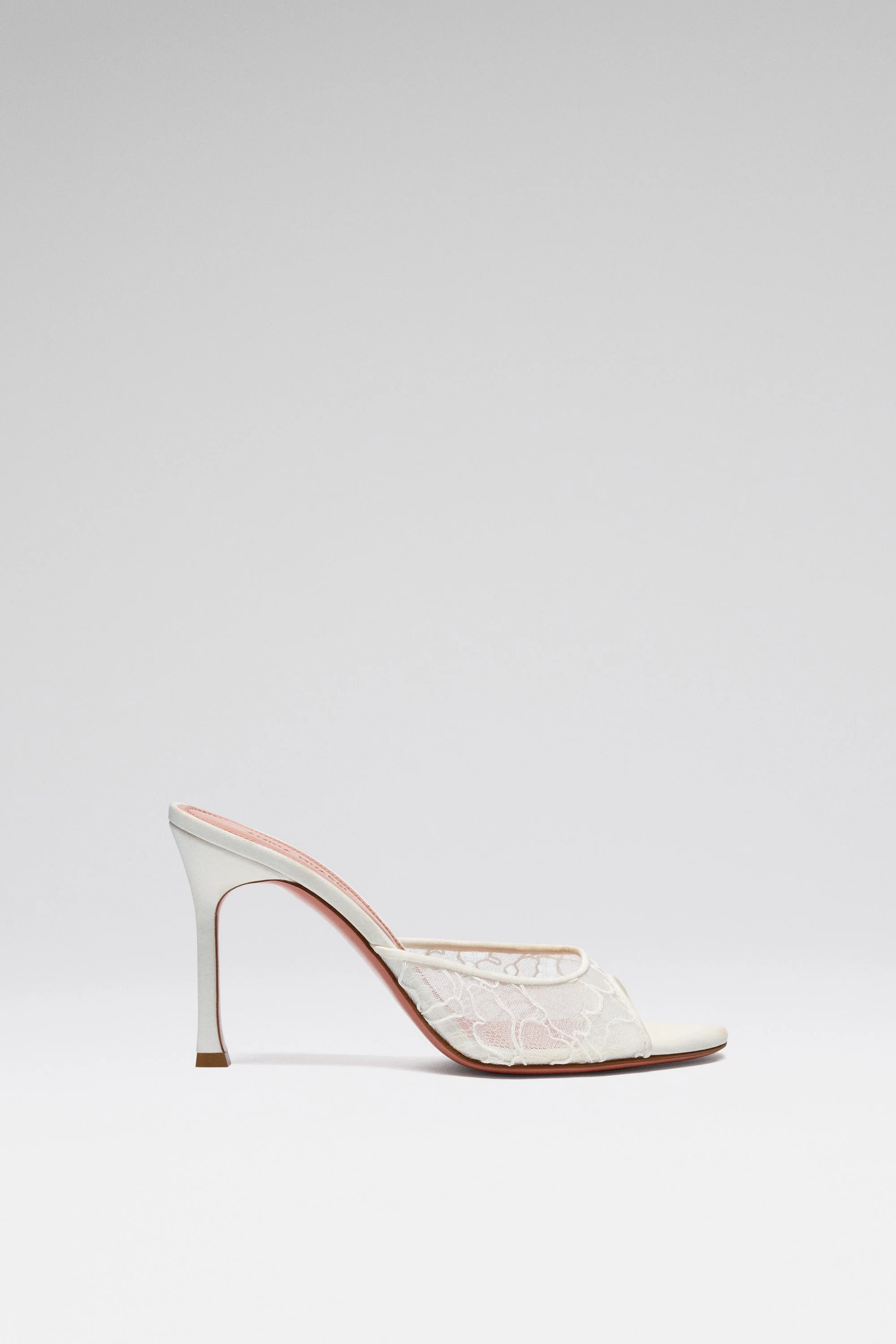 ALEXA LACE SLIPPER 95 IVORY LACE - 1