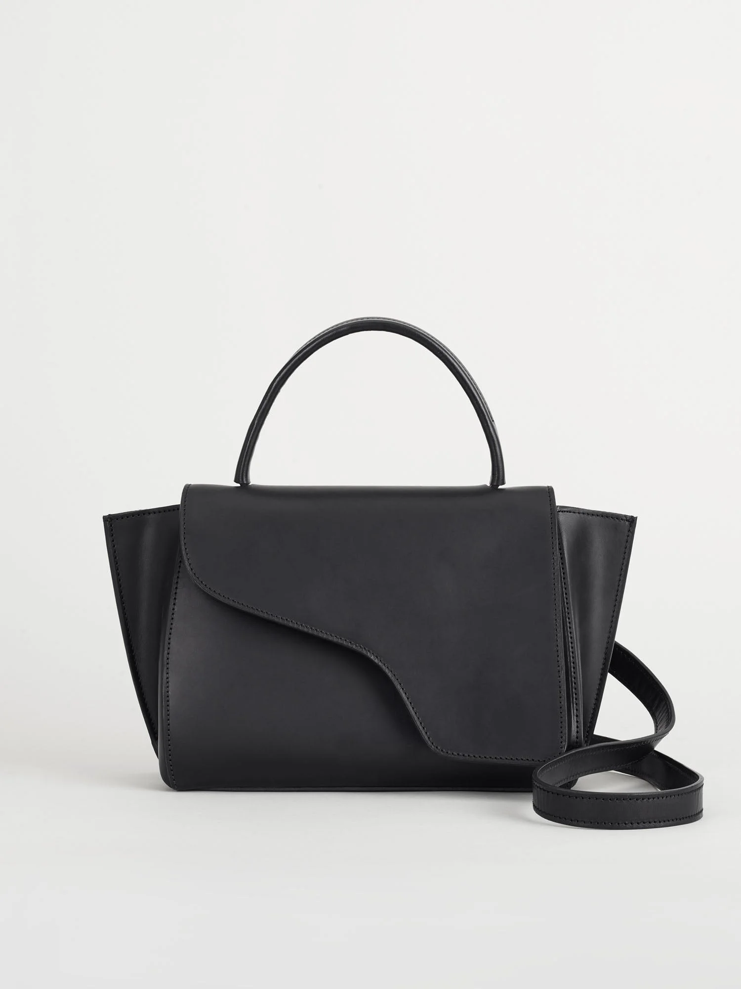 Arezzo Black Leather Handbag - 1