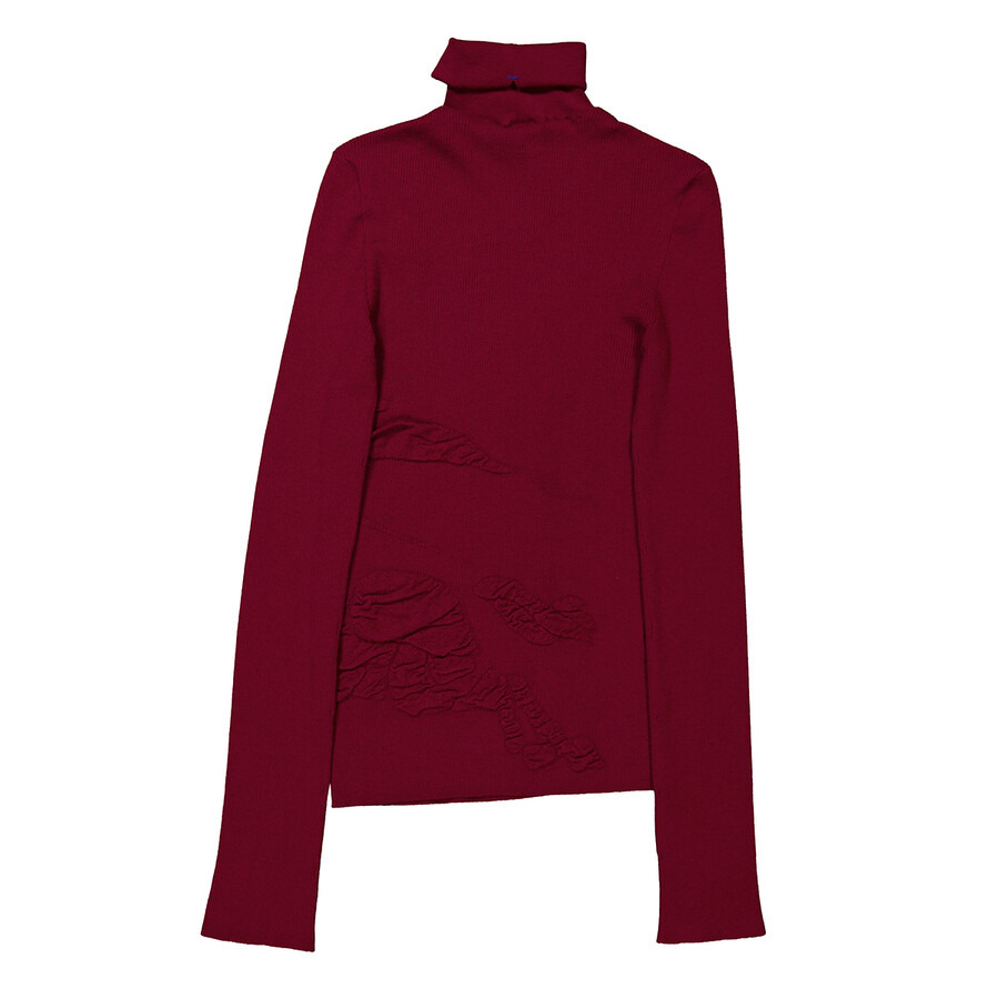 Burberry Roll-Neck Jumper With Equestrian Knight Motif, Size X-Small - 5