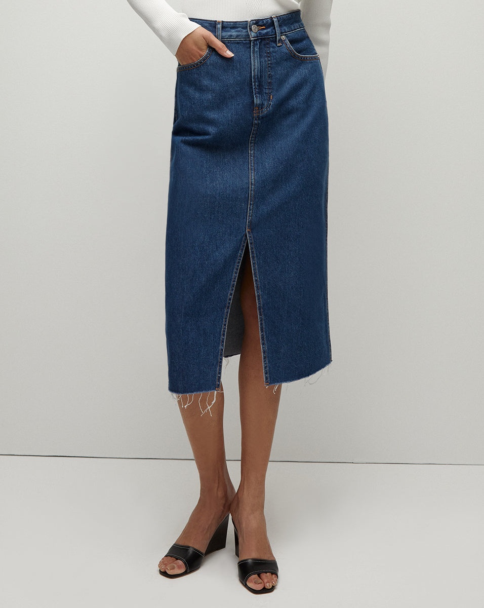 VICTORIA DENIM SKIRT - 4