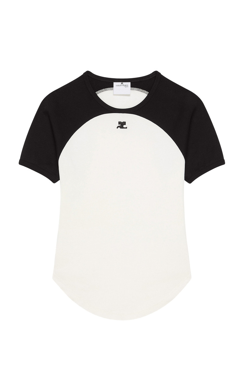 Circle Contrast T-Shirt black/white 1