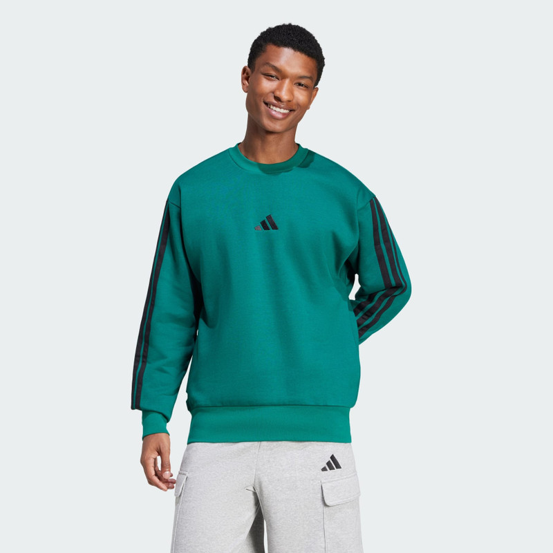 adidas Essentials 3-Stripes Fleece Sweatshirt outlook