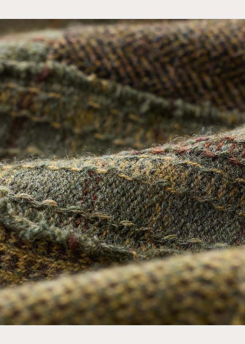 Patchwork Wool-Cashmere Sweater Jacket 5