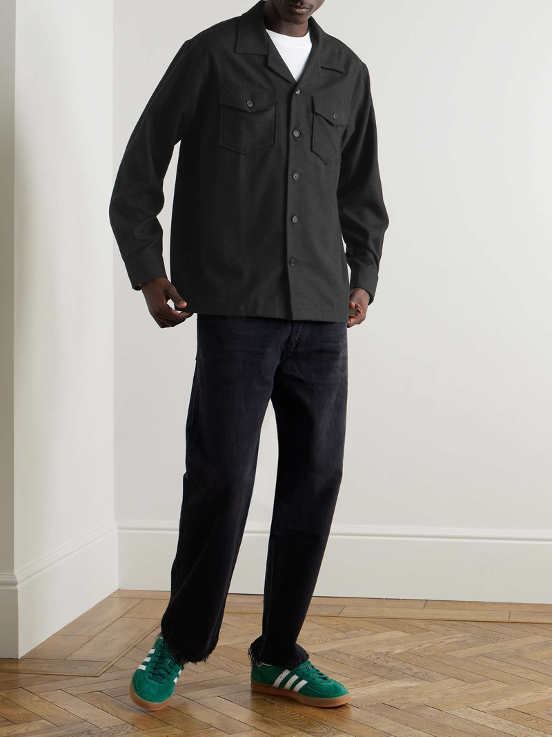 Nudie Jeans Vincent Wool-Blend Overshirt outlook