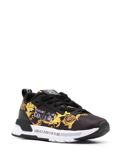 VERSACE JEANS COUTURE logo-print lace-up trainers outlook