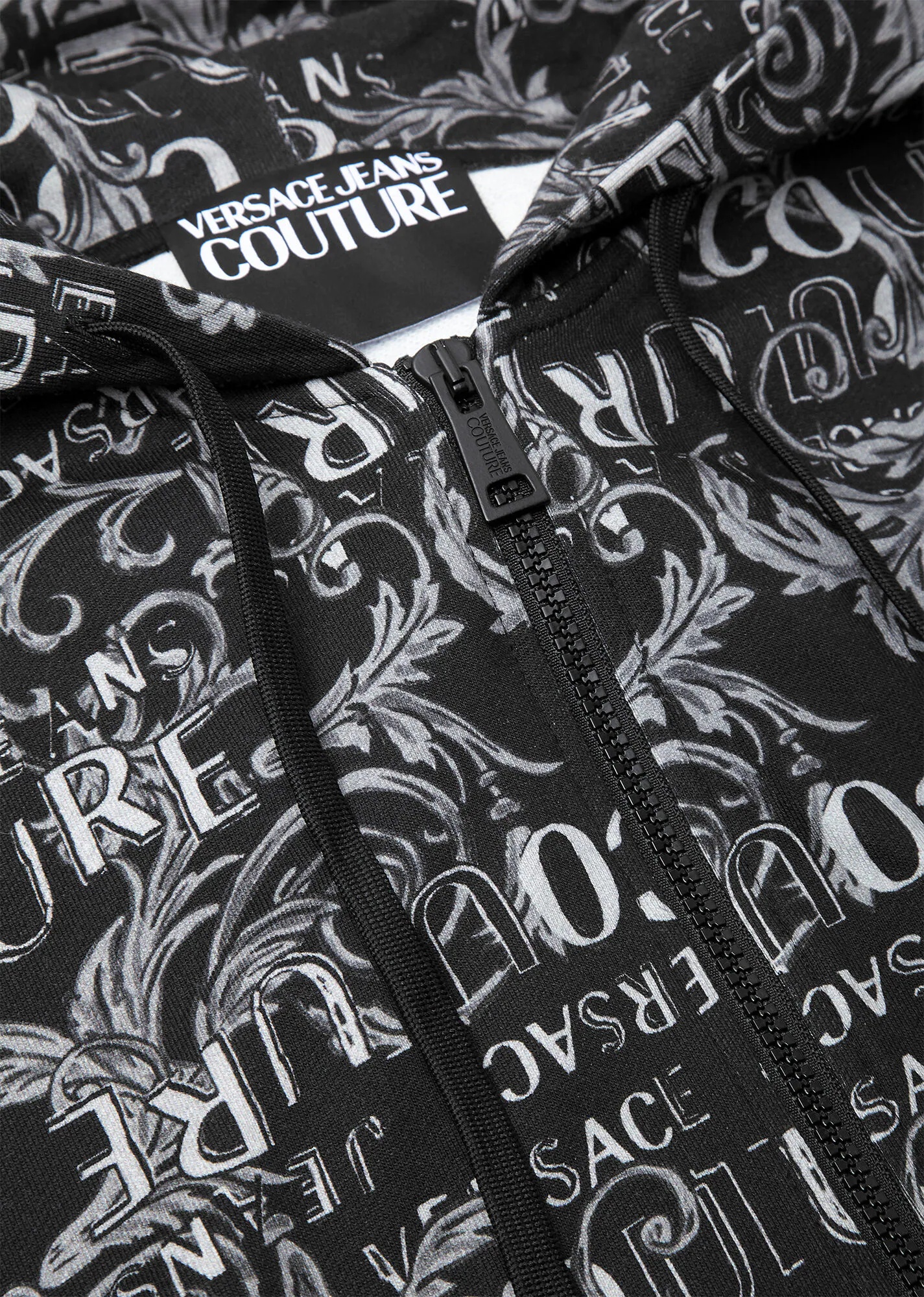 Logo Couture Zip Hoodie - 2