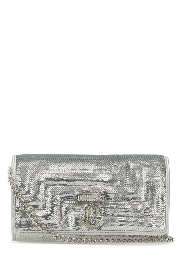 Silver sequins Avenue wallet - 1