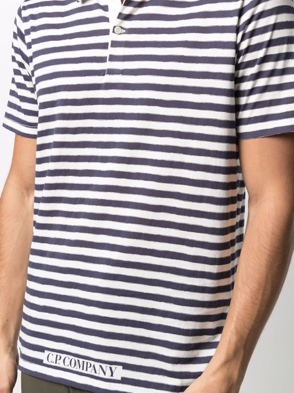 striped polo shirt - 5