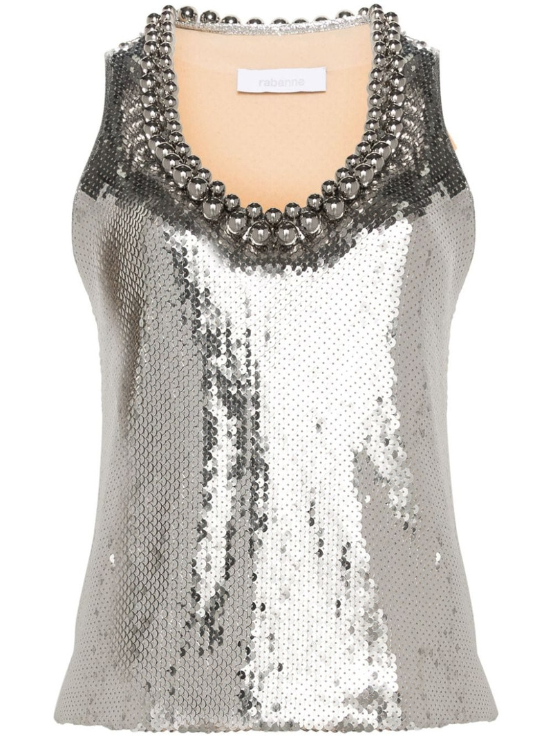 sequin-embellished top 1