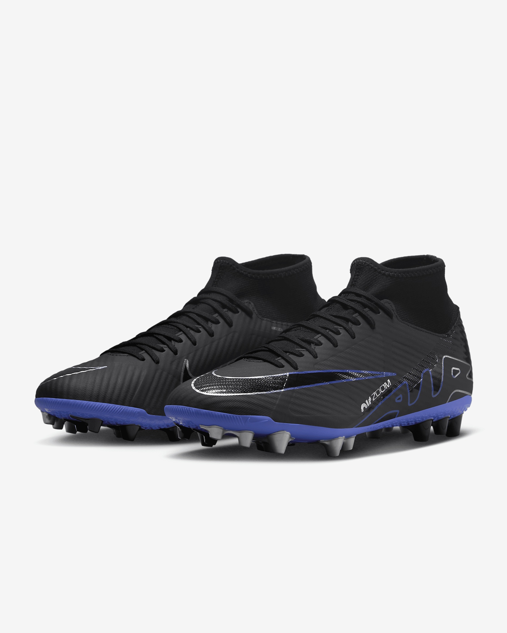 Nike Mercurial Superfly 9 Academy Artificial-Grass High-Top Soccer Cleats - 5