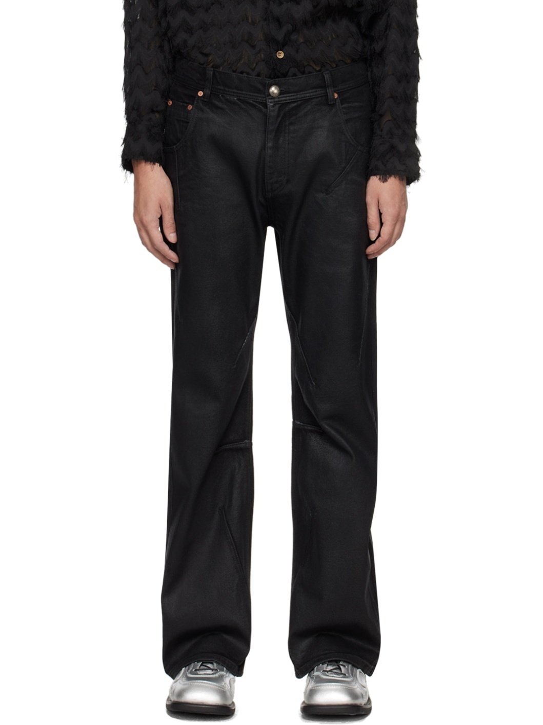 Black Tripot Jeans - 1