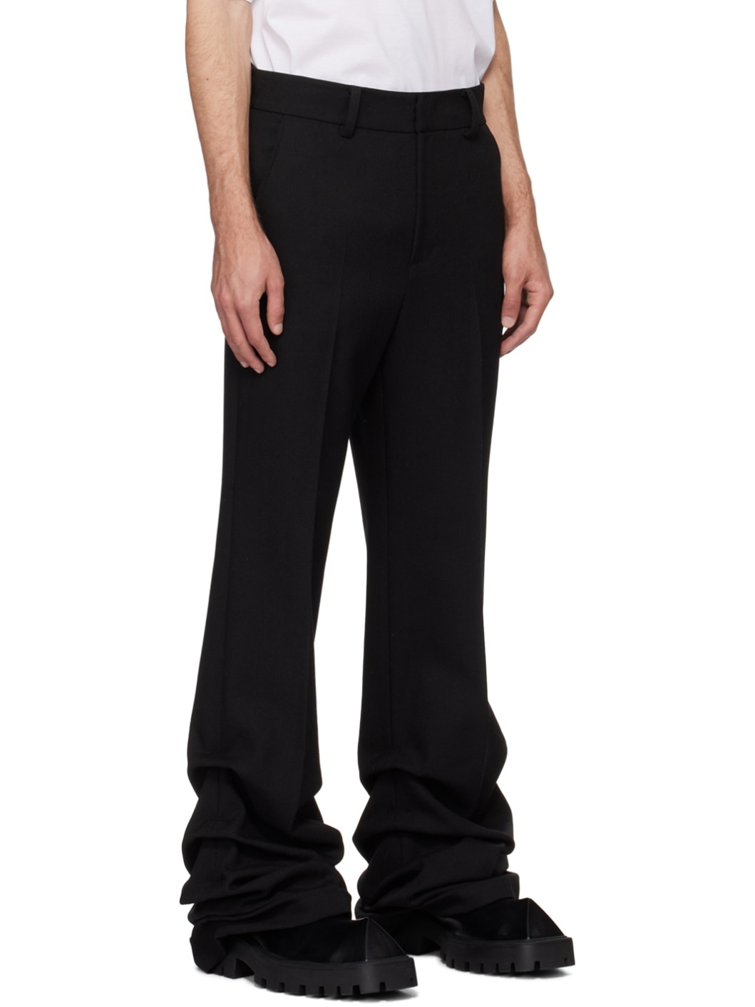Black Wave Trousers - 2