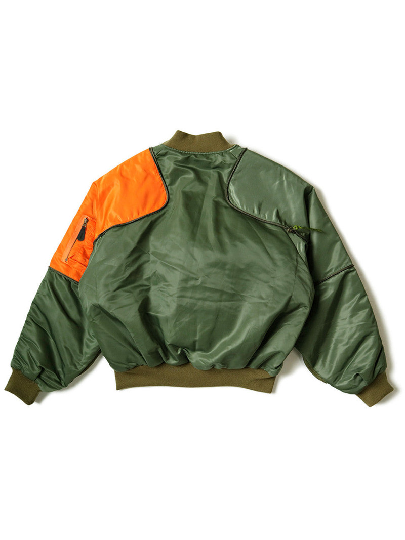 Kapital KAPITAL MA-1 Nylon SHAM BOMBER JKT 'Khaki' outlook