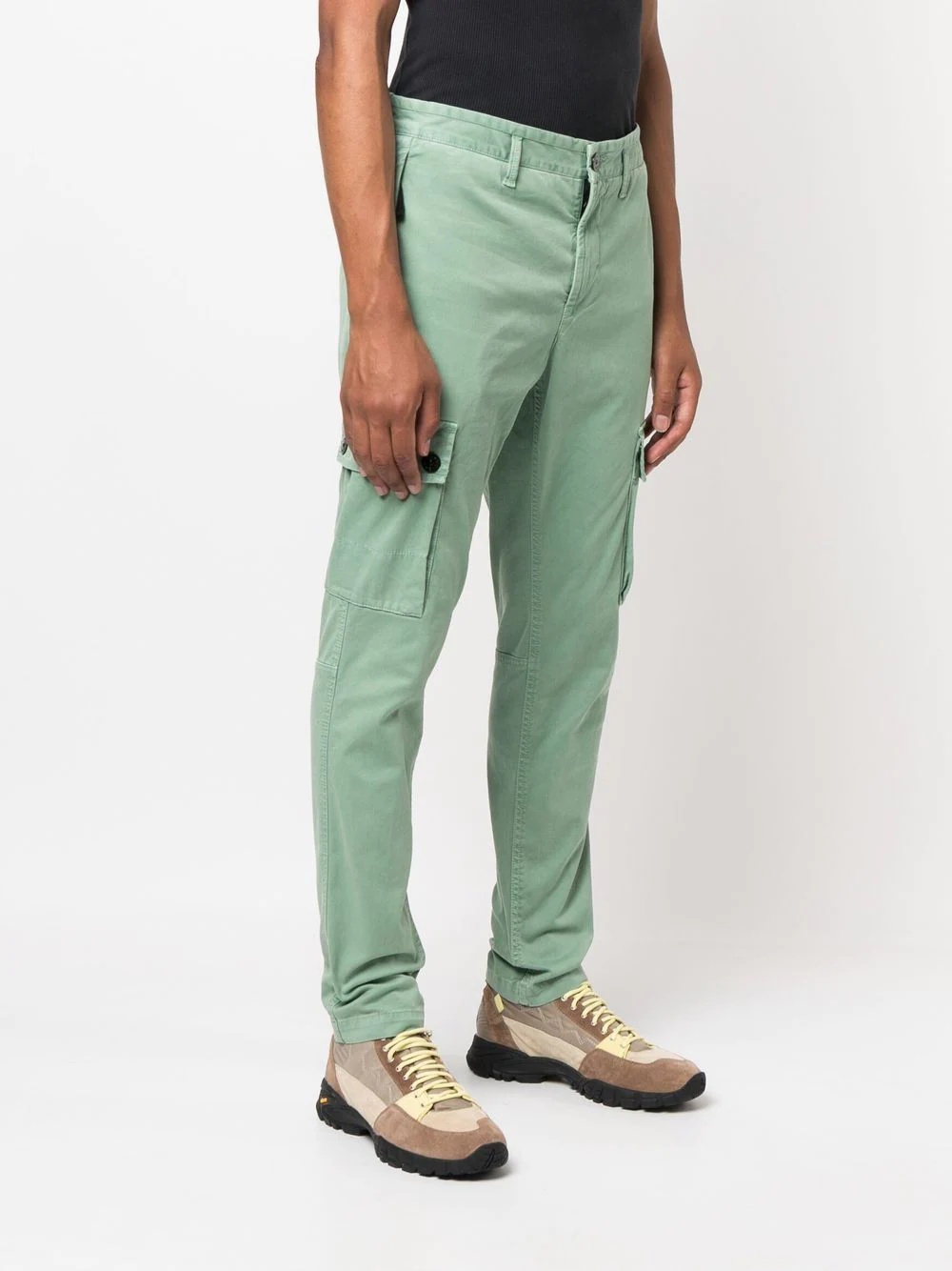 Compass-patch cargo trousers - 3