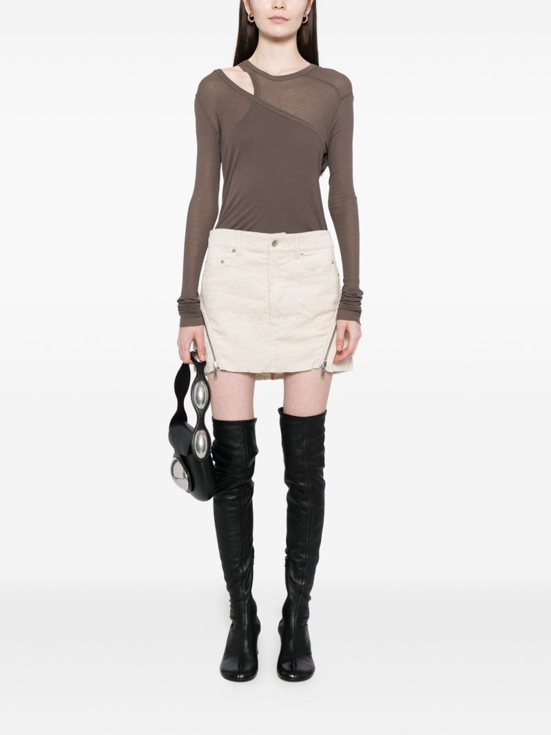 Rick Owens Bolan Banana mini skirt outlook