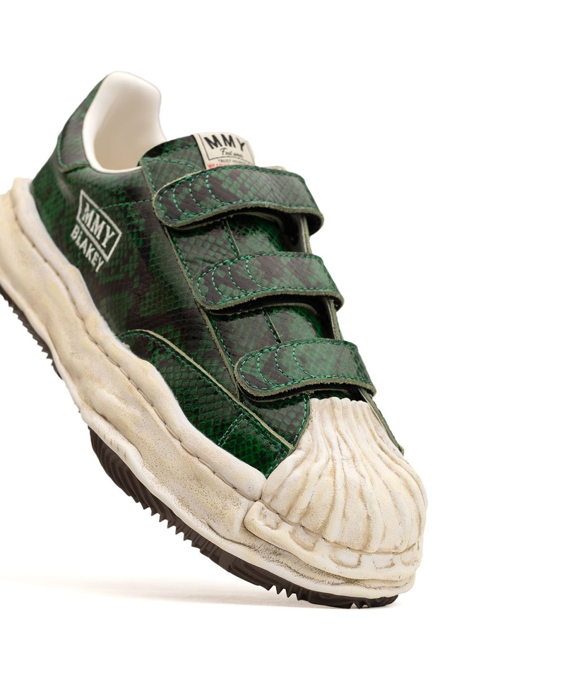 "BLAKEY" OG Sole Python Printed Leather Low-top Sneaker 27