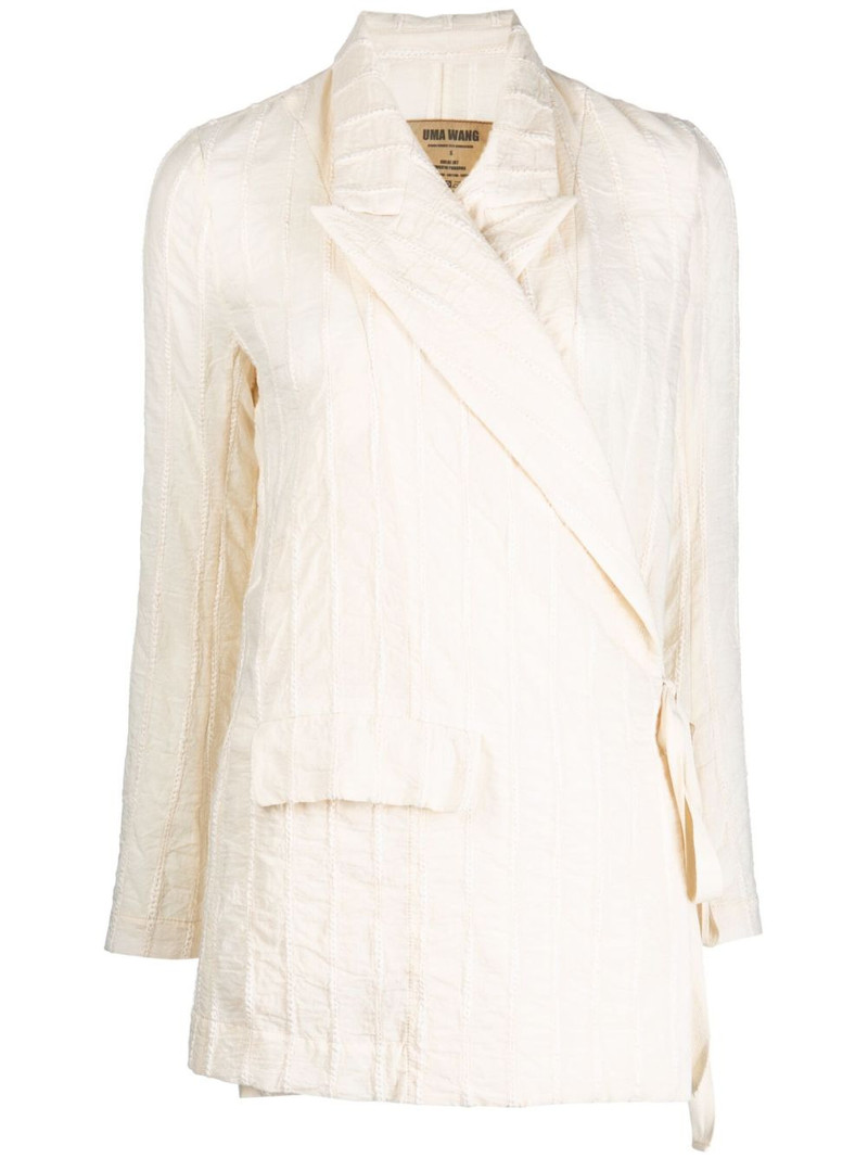 wraparound oversize blazer 1