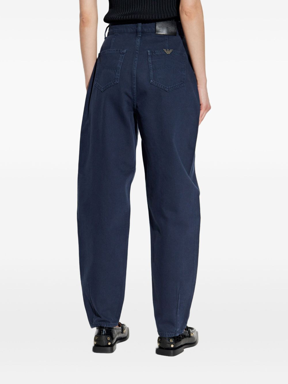 logo-plaque jeans - 4