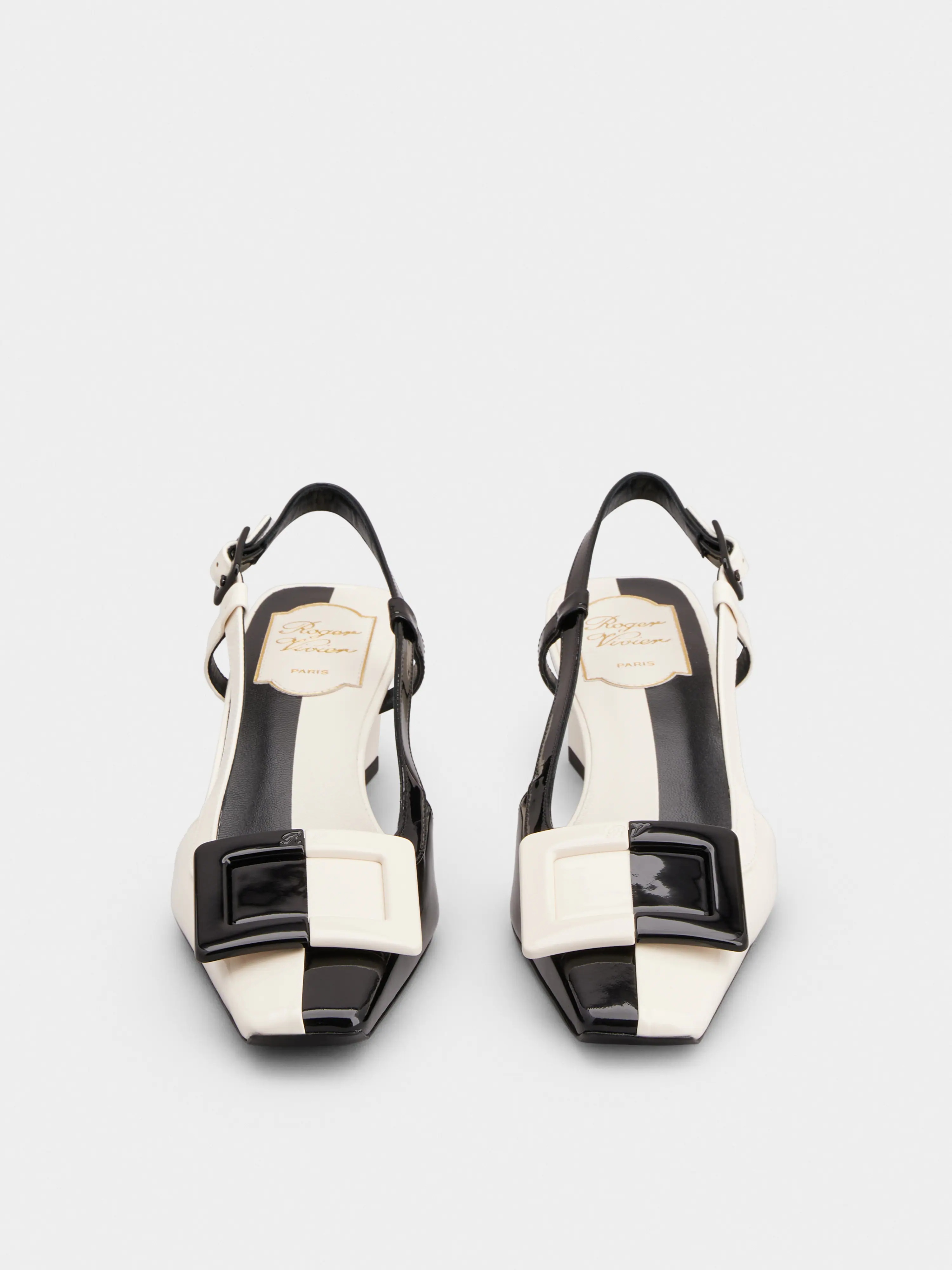 Belle Vivier Slingback Pumps in patent leather - 7