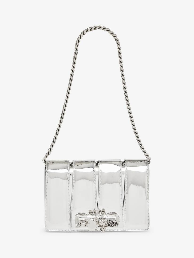 Women's The Slash Bag in Silver - 4