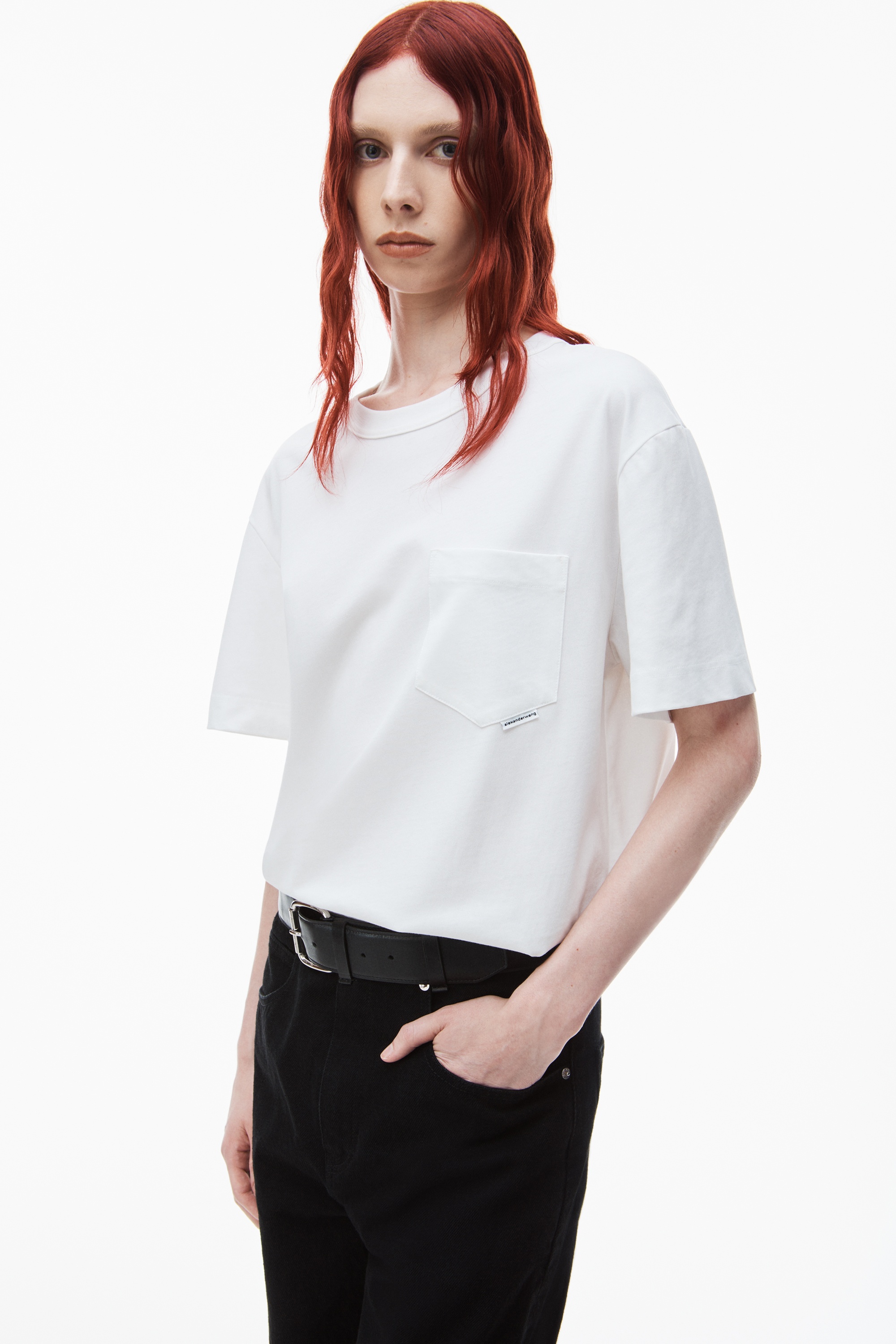 POCKET TEE iN HIGH TWIST JERSEY - 3