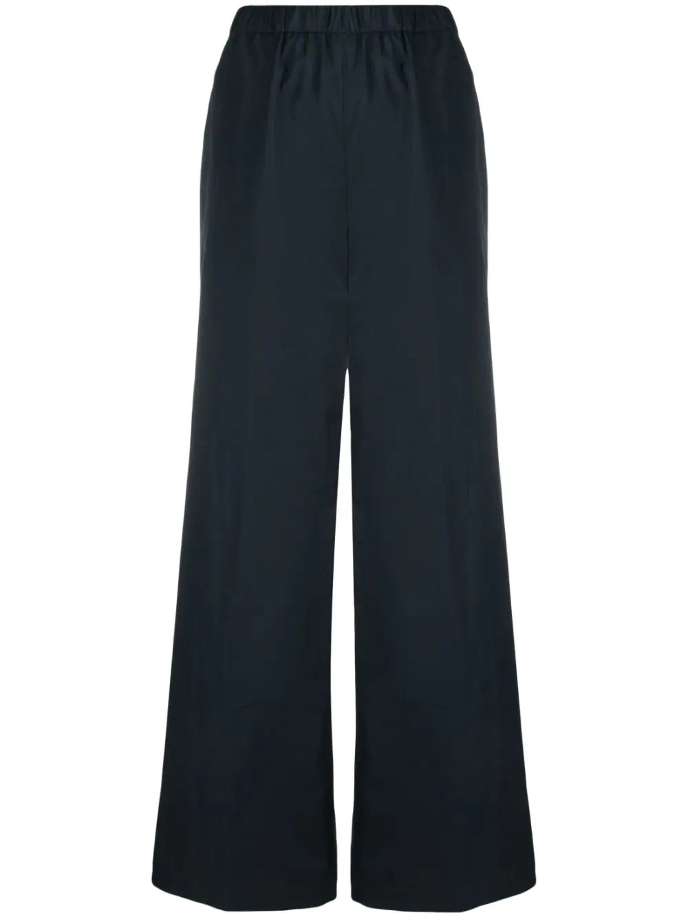 poplin straight-leg trousers - 1