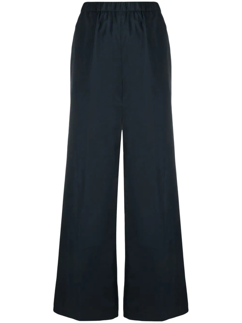poplin straight-leg trousers 1