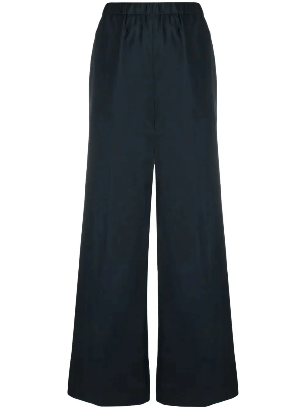 poplin straight-leg trousers - 1
