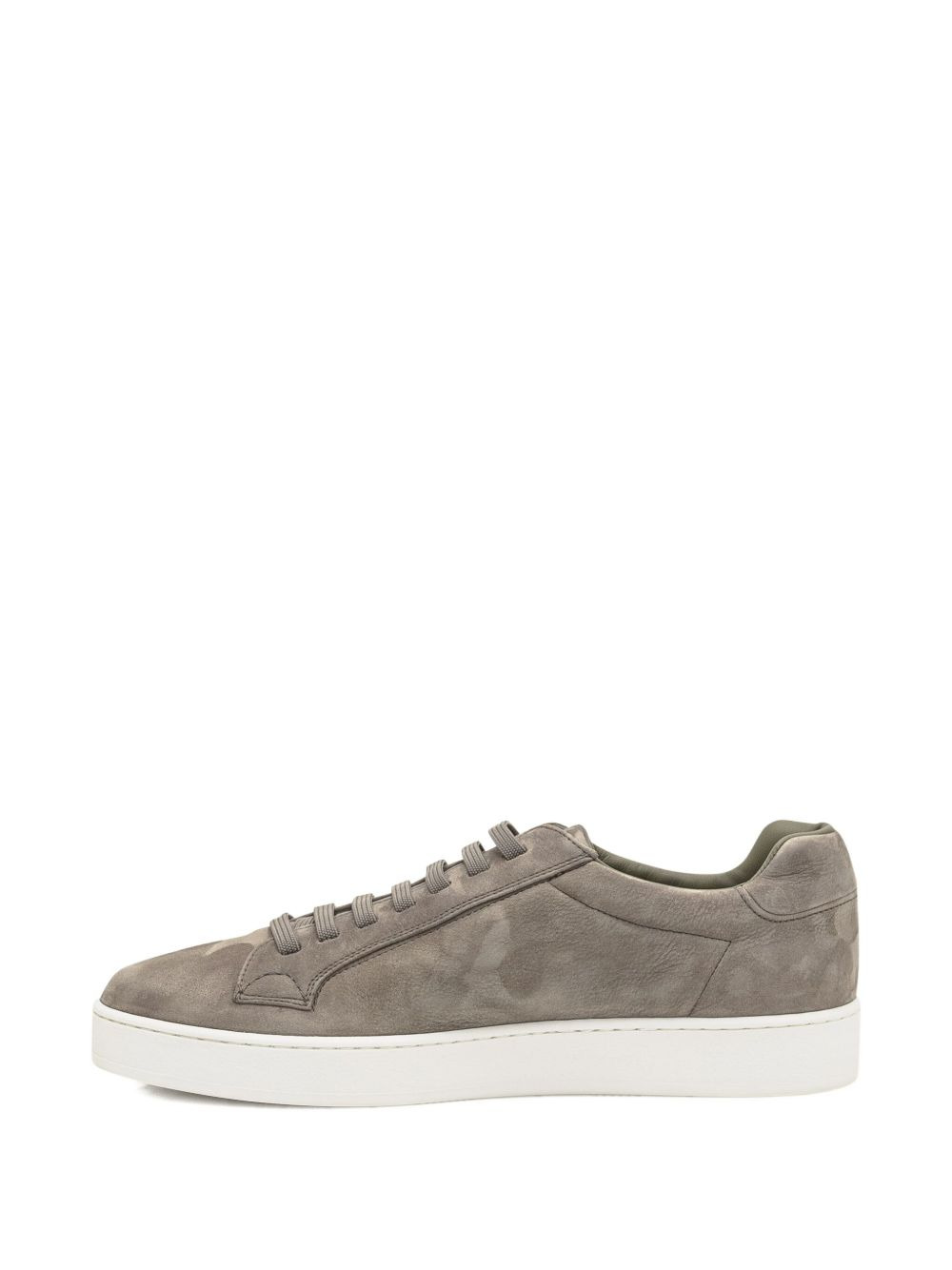 suede lace-up sneakers - 3