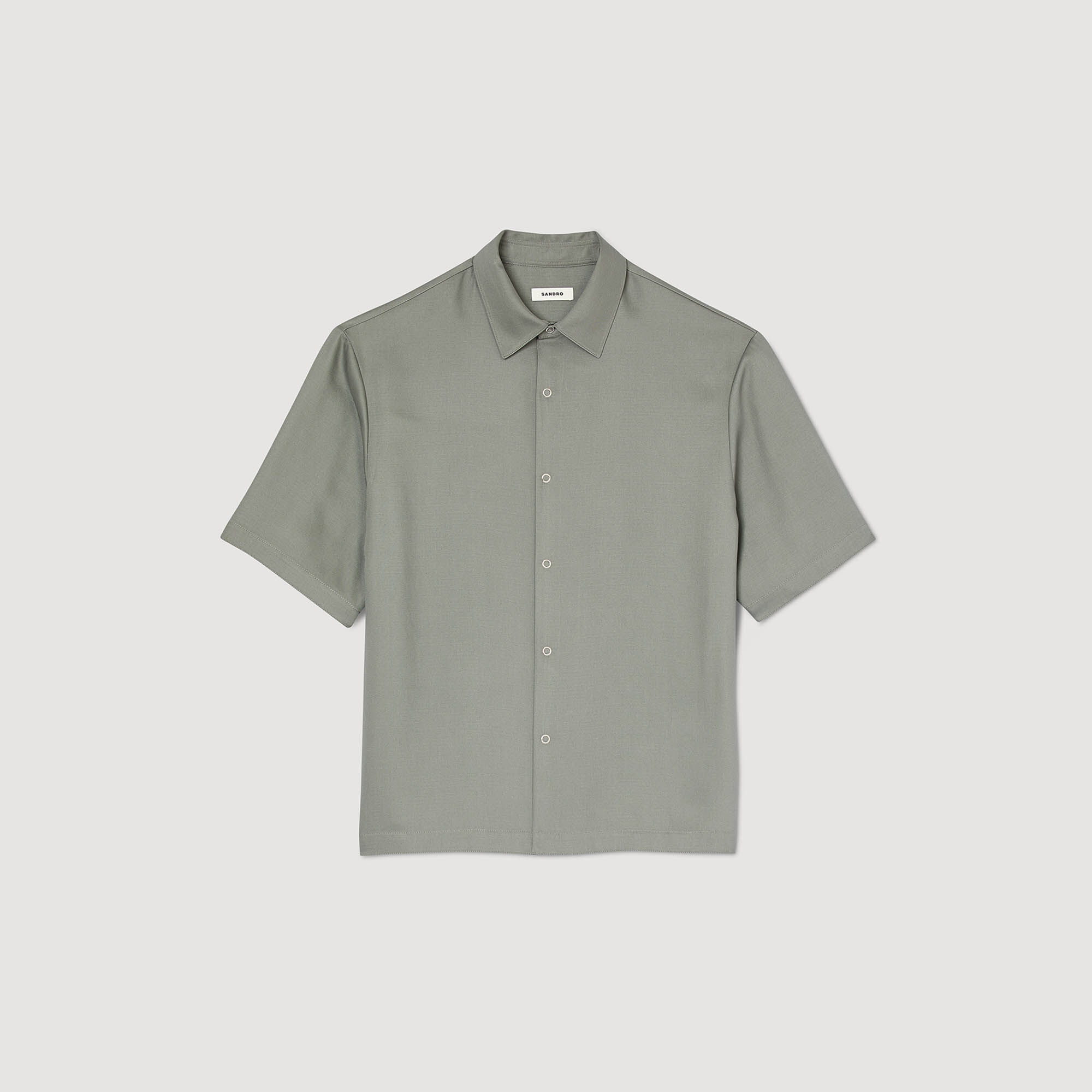 BUTTON-FRONT SHIRT - 1
