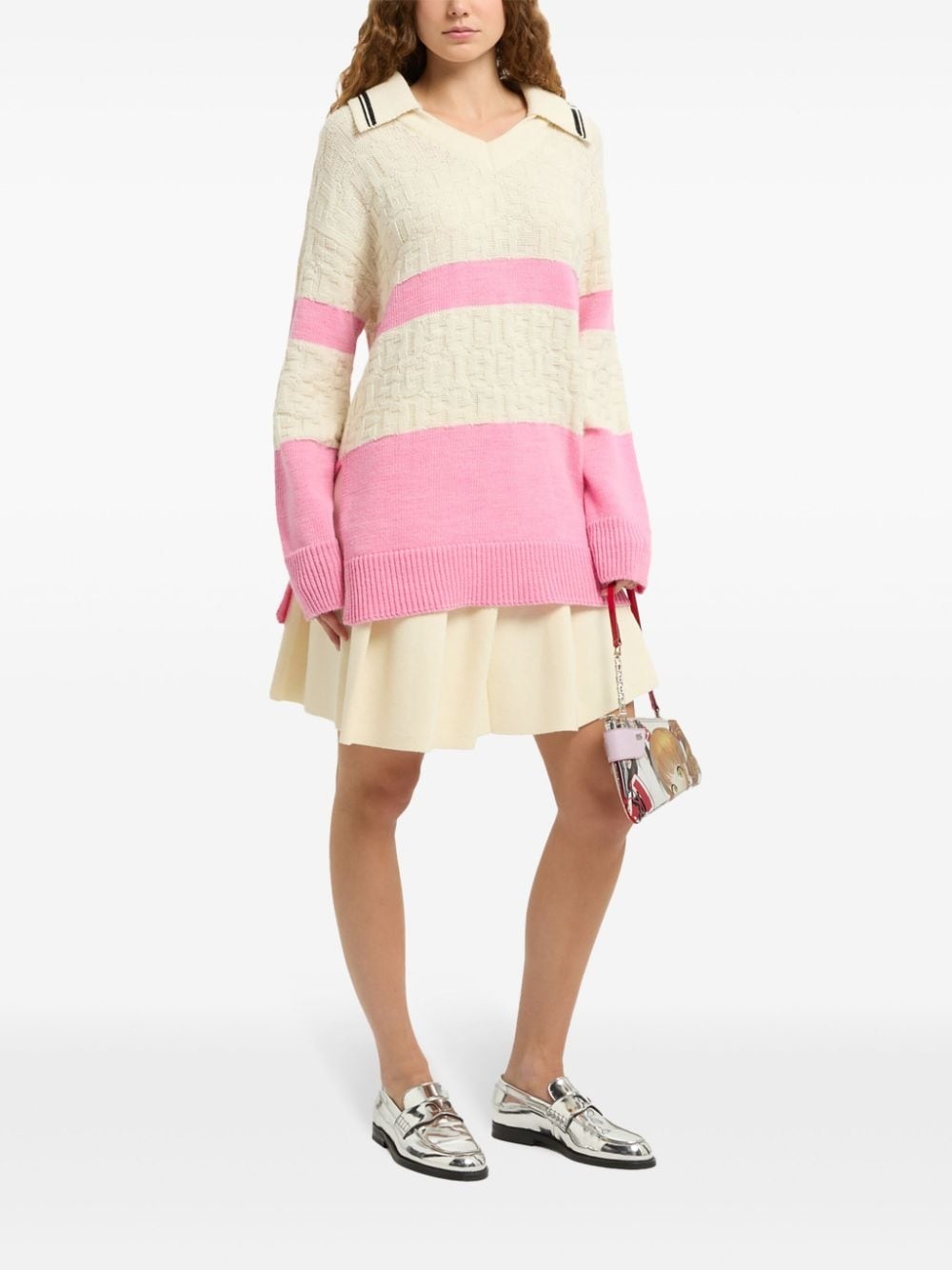 monogram sweater - 2