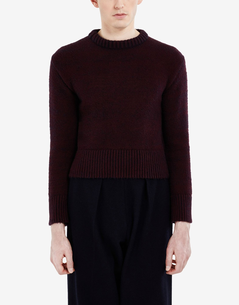 Wool-blend crewneck sweater 5