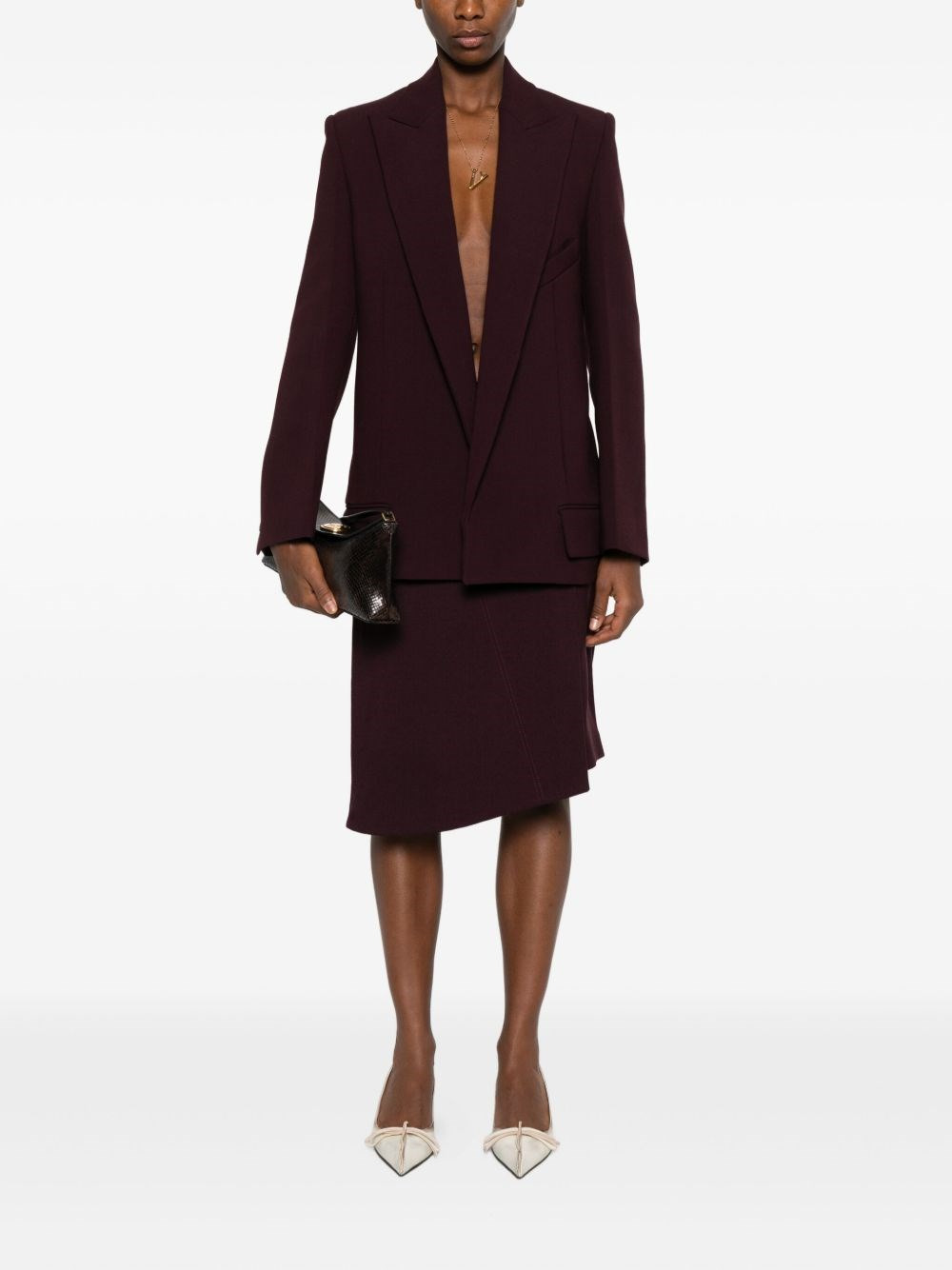 Wool crêpe jacket - 2
