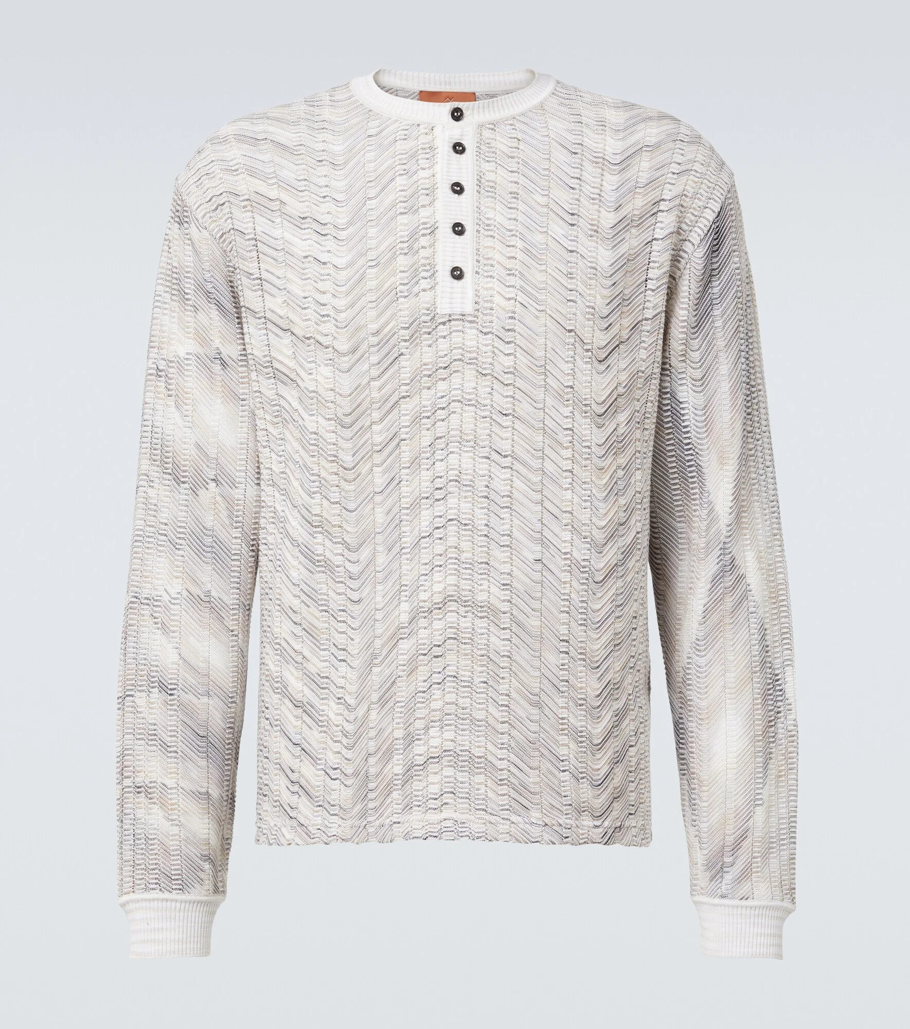 Cotton-blend sweater - 1