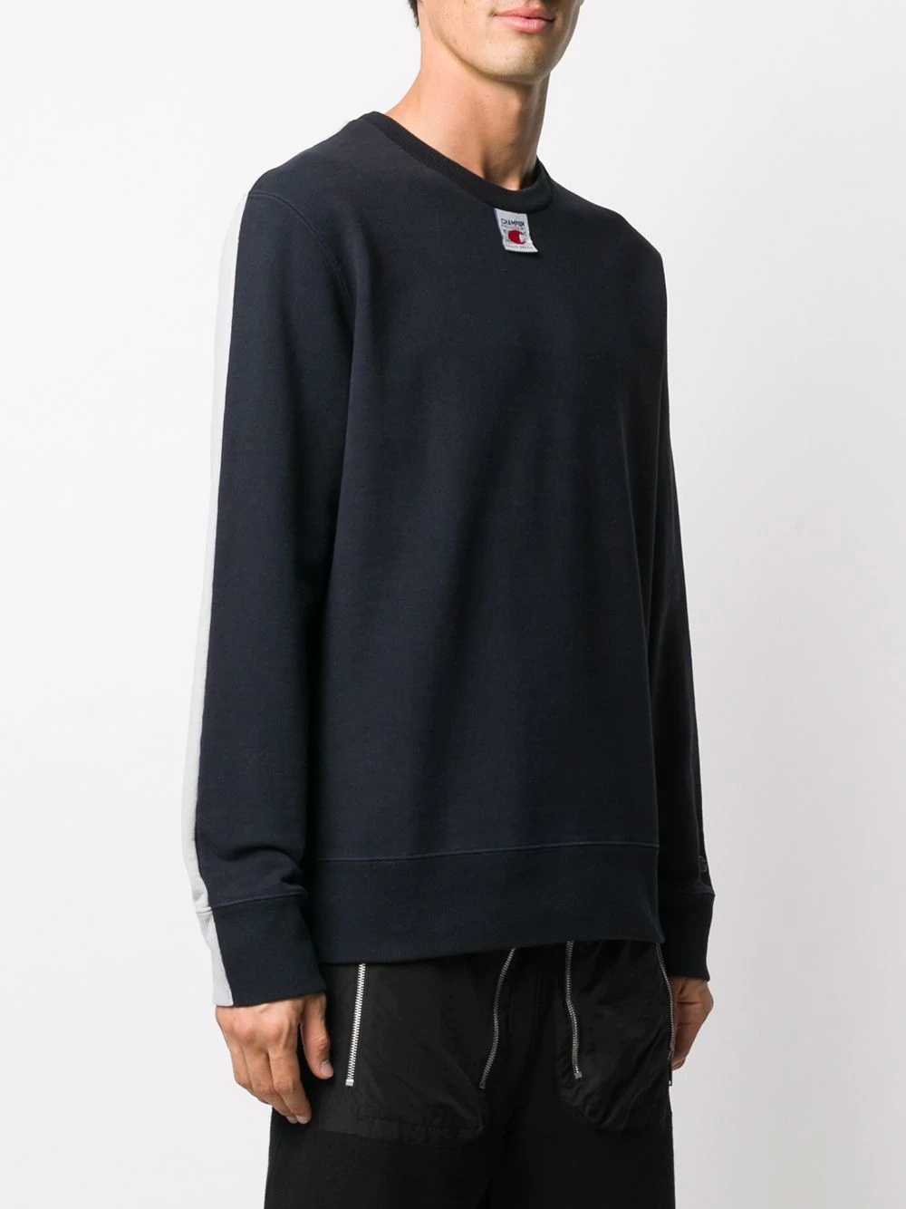 logo patch sweatshirt - 4