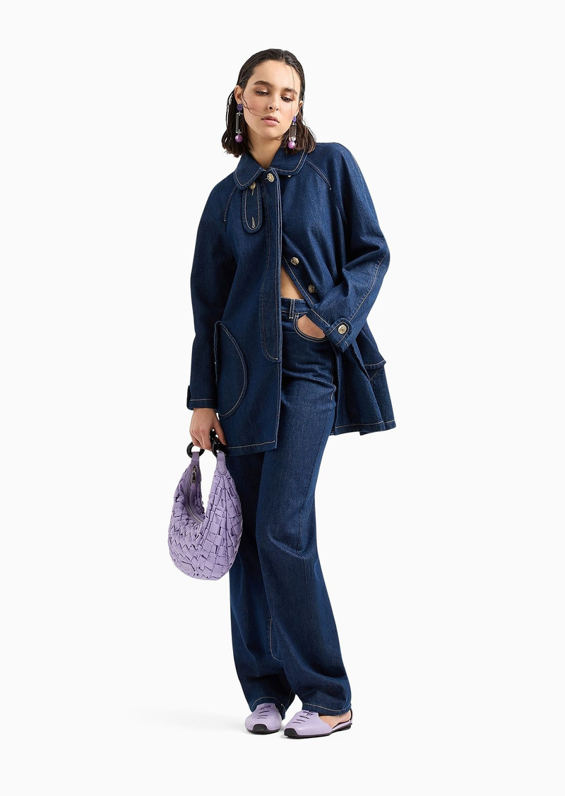 J4B Mid-rise straight-leg, rinsed-denim jeans 4