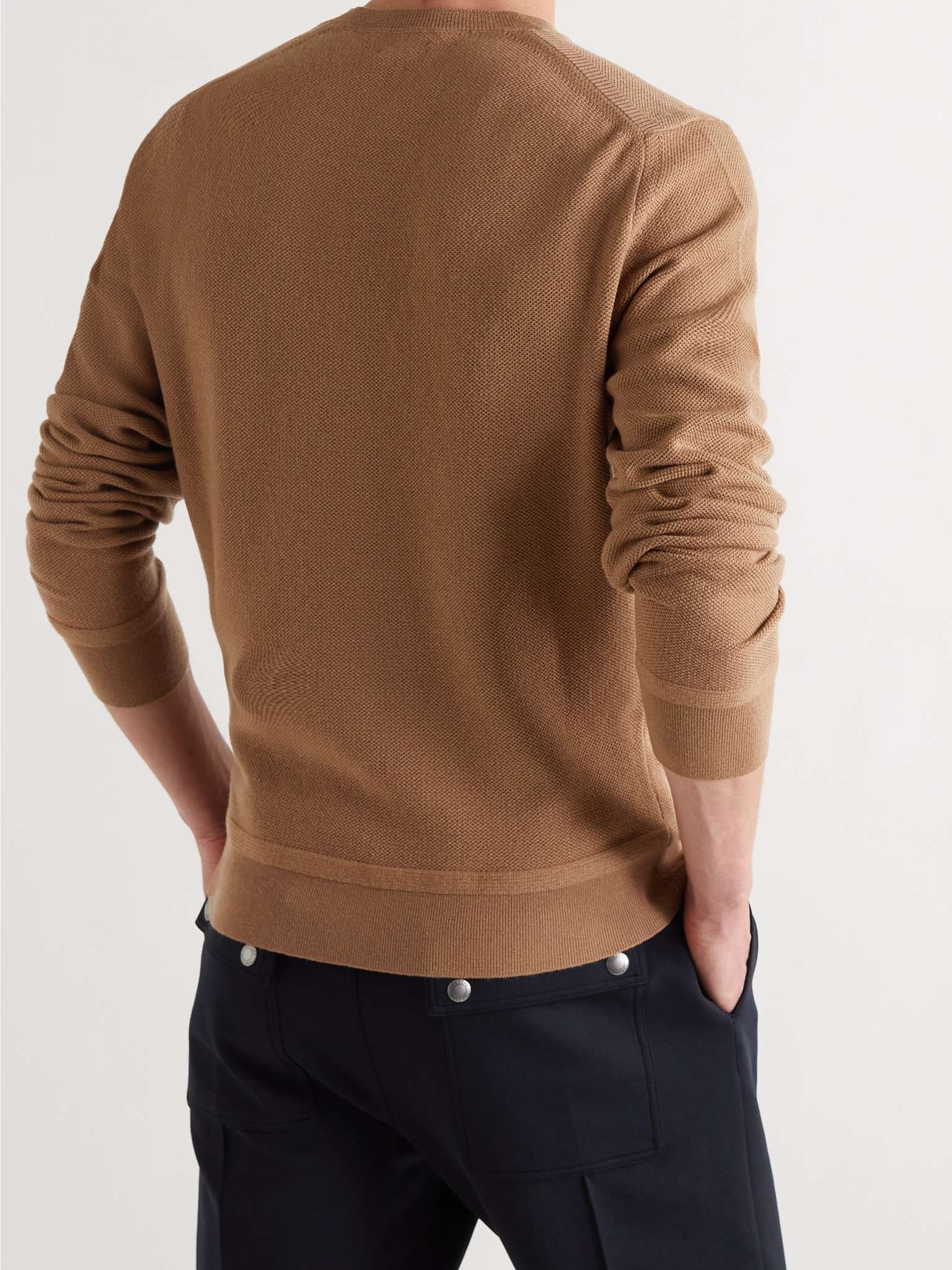 Mélange Cashmere and Wool-Blend Sweater - 4