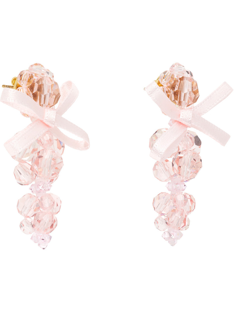 Simone Rocha Petite Bow Cluster Earrings outlook