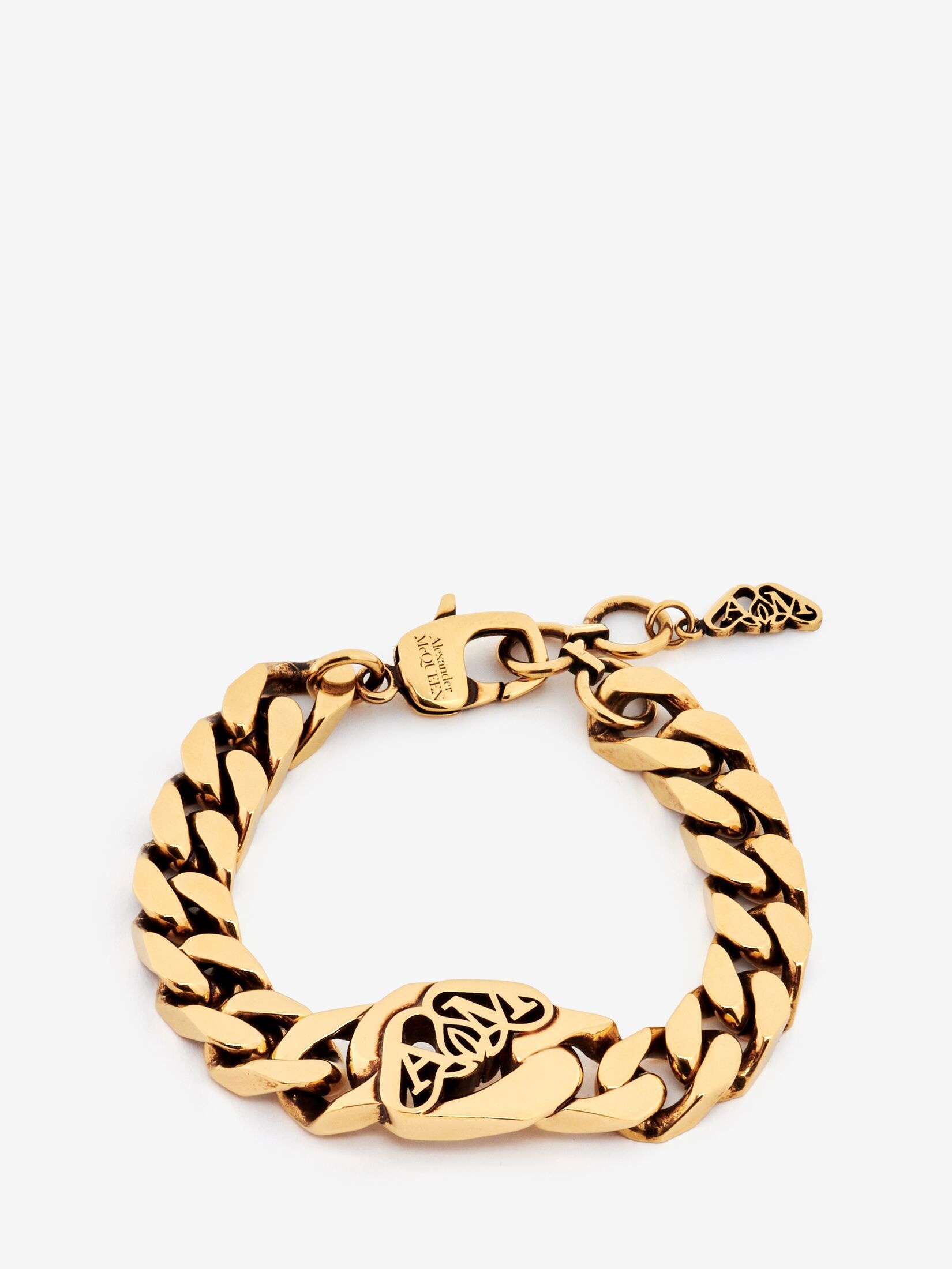 Women's Seal Logo Chain Bracelet in Gold - 1