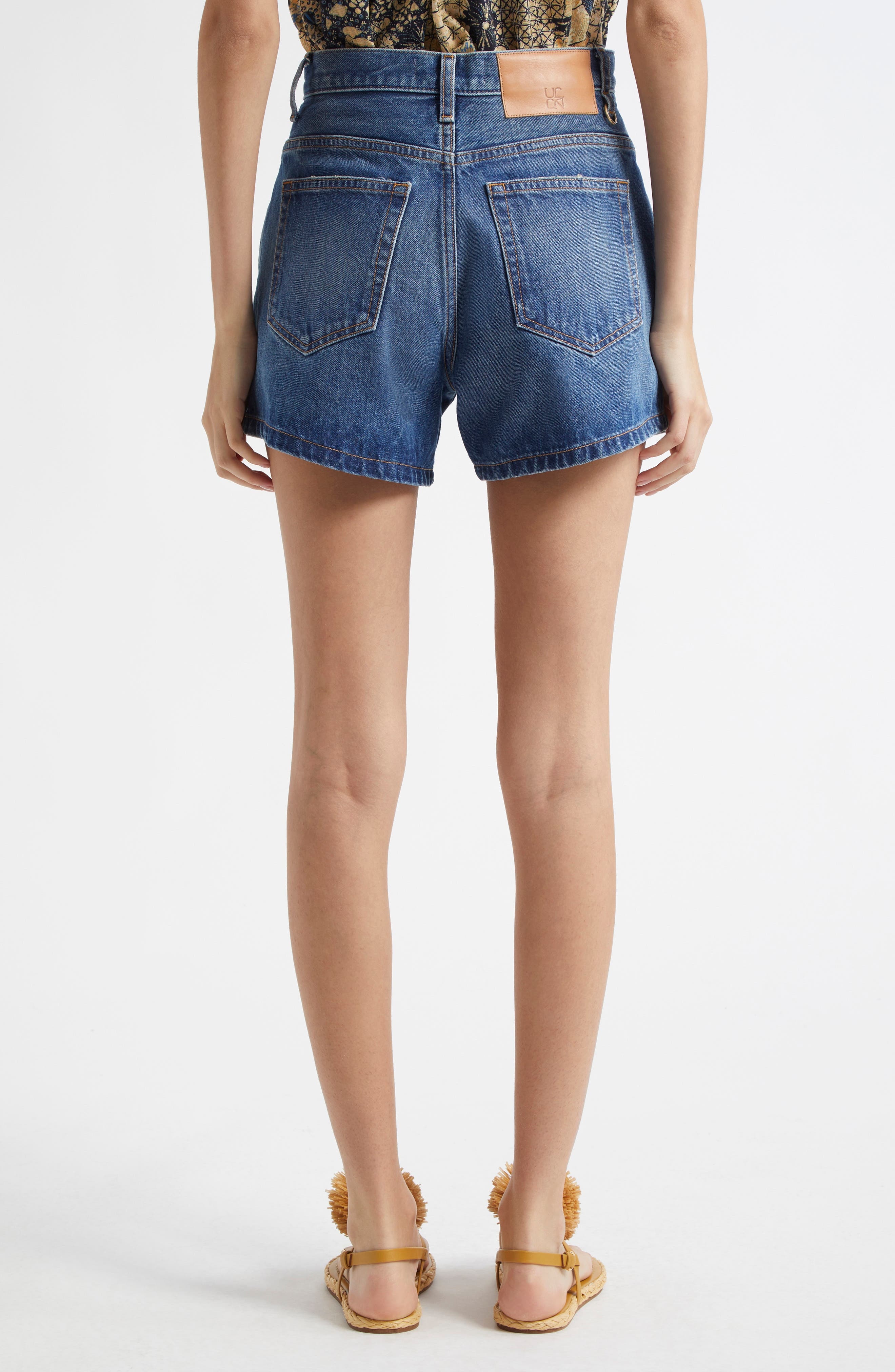 Ulla Johnson The Greta Denim Shorts in Danube at Nordstrom - 3