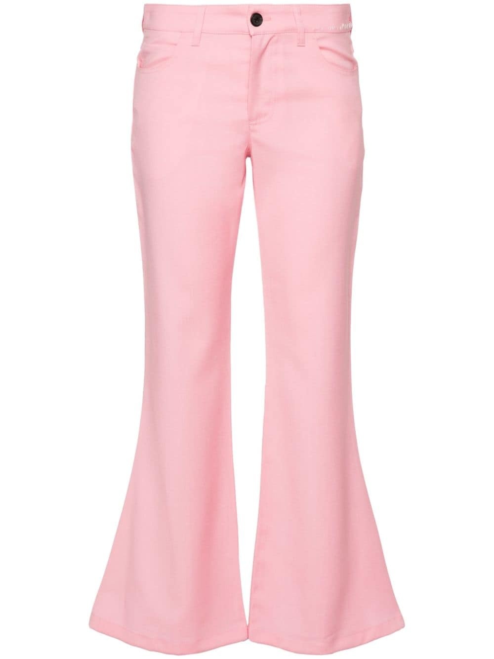 grain de poudre flared trousers - 1