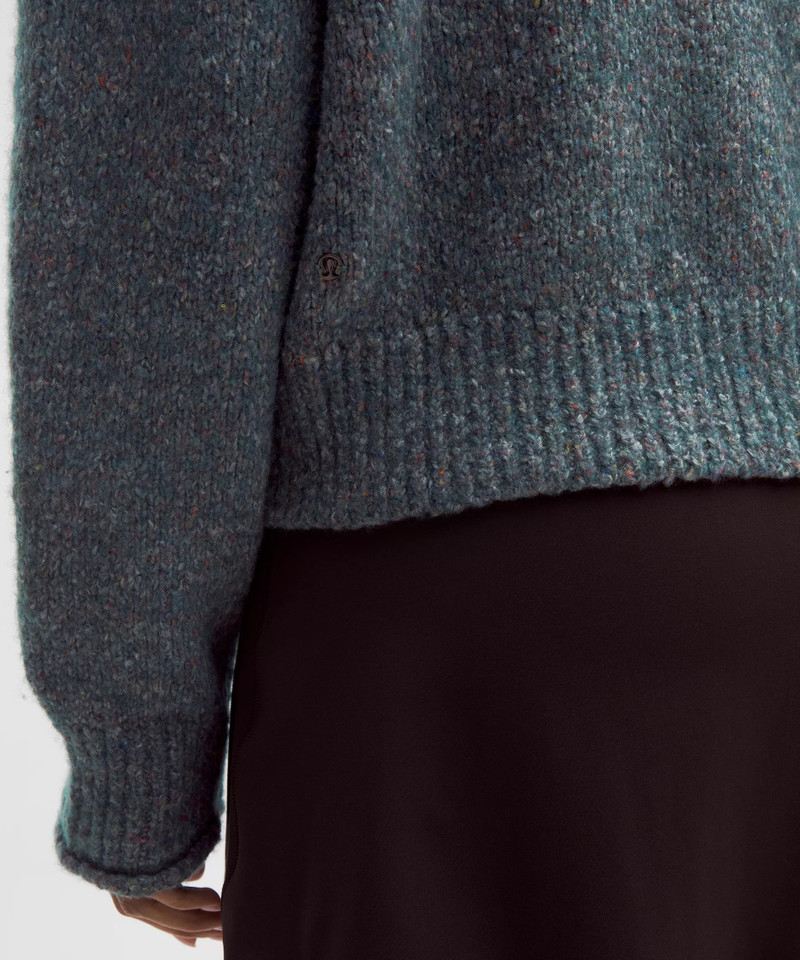 Wool-Blend Button-Up Cardigan 5